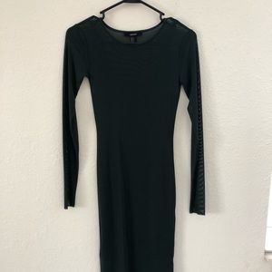 NWOT🔥 Dark green fine mesh mid/bodycon dress 👗